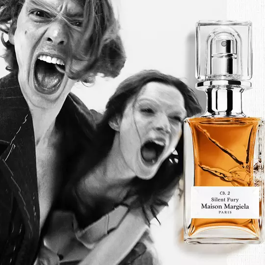 Ch Bottle with Models Image Maison Margiela