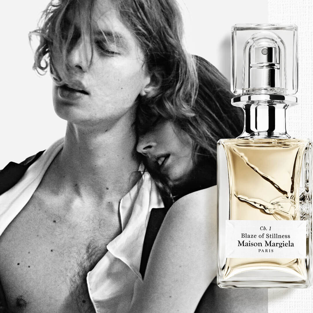 Ch Bottle with Models Image Maison Margiela