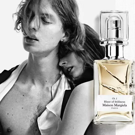 Ch Bottle with Models Image Maison Margiela