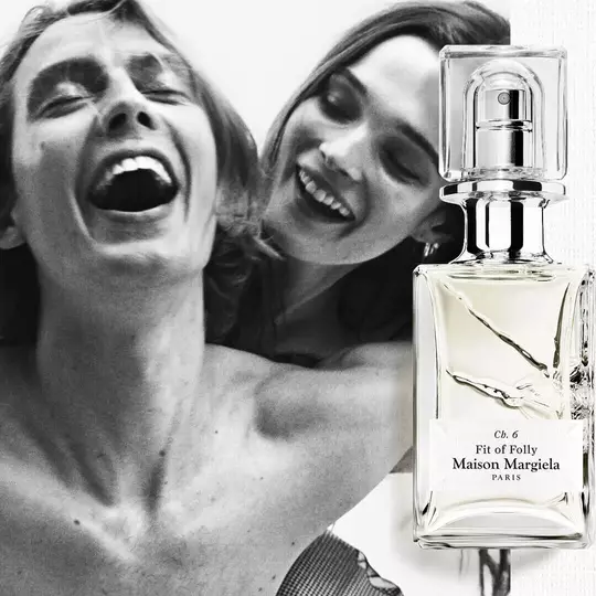Ch Bottle with Models Image Maison Margiela
