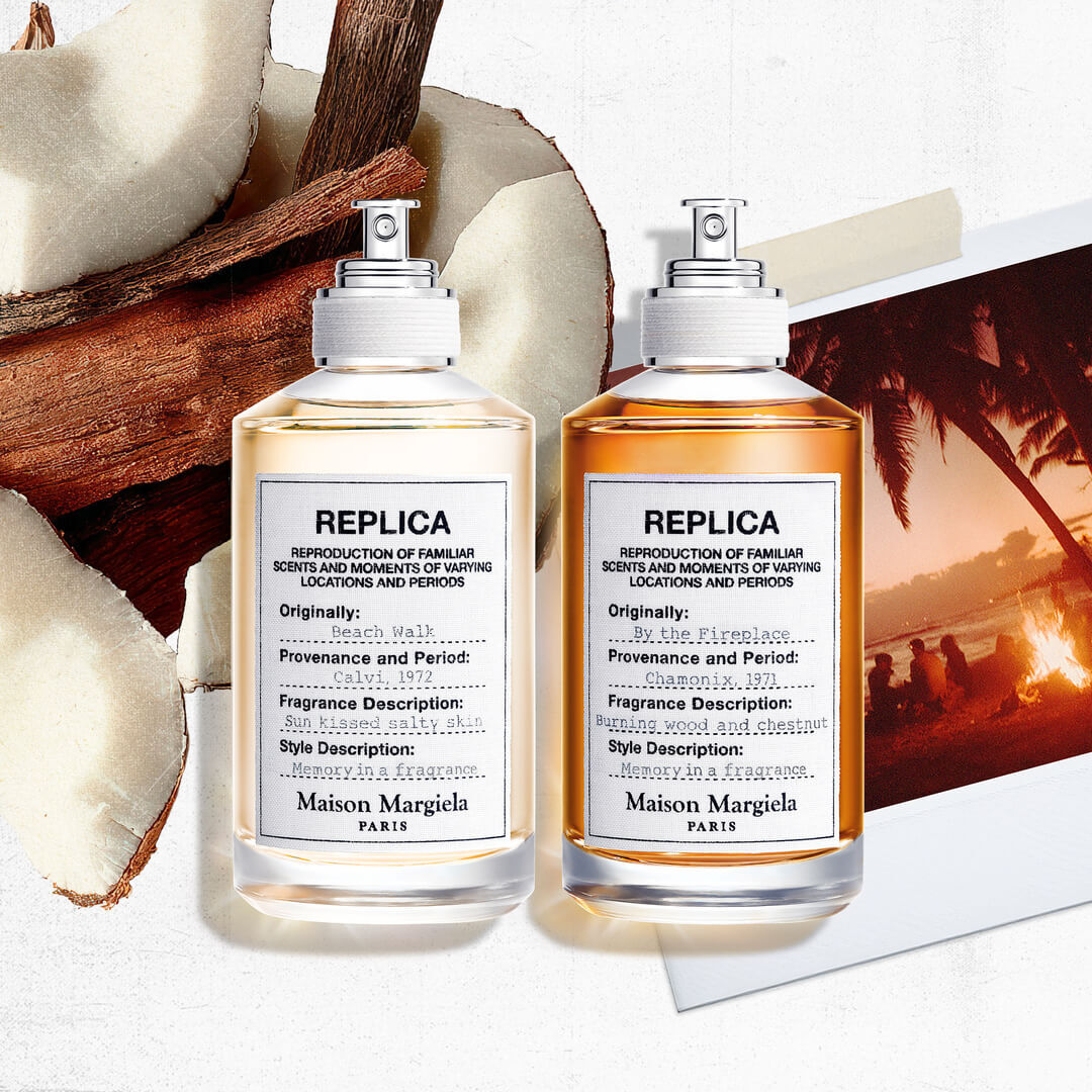 Beach Walk and By the Fireplace Bottles Image