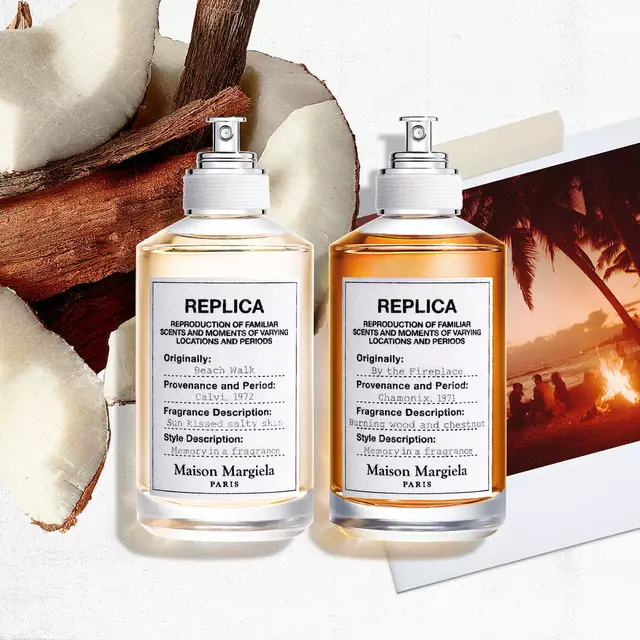 Beach Walk and By the Fireplace Bottles Image