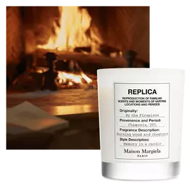 REPLICA By the Fireplace Scented Candle