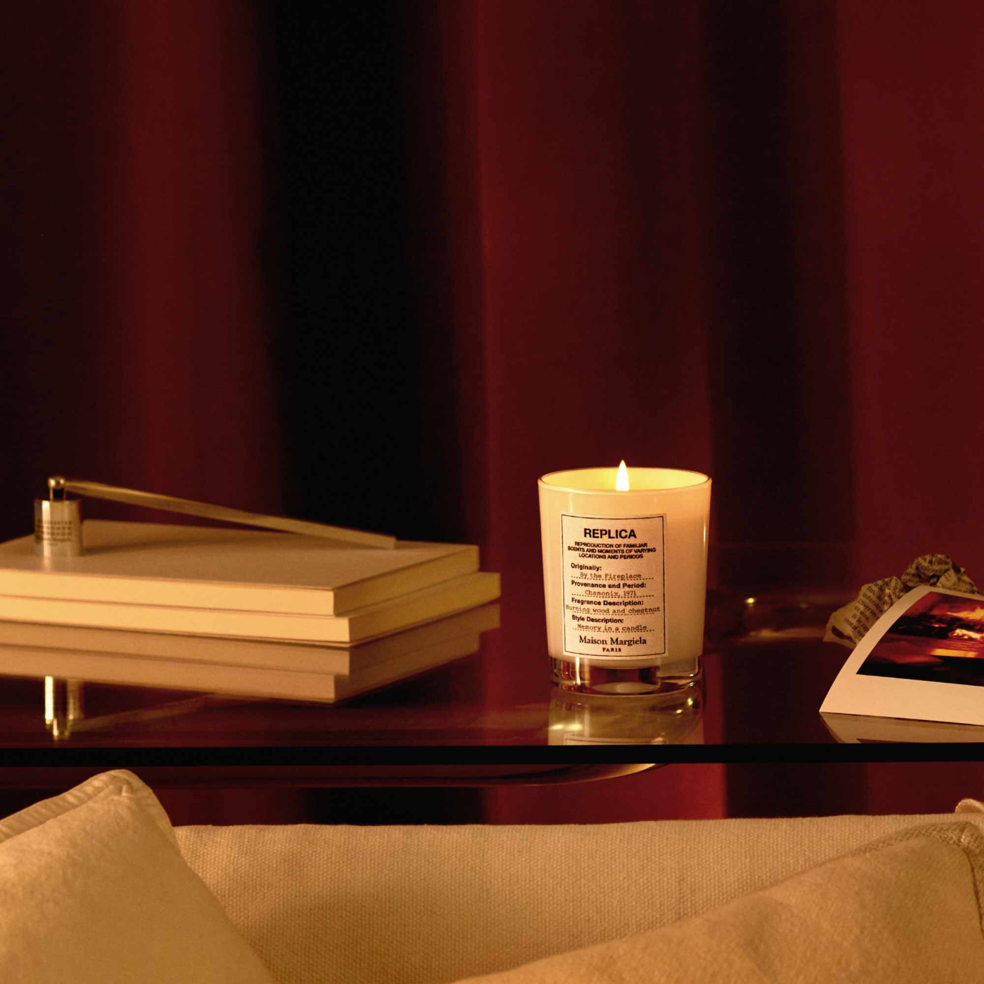 By the fireplace maison margiela candle deals