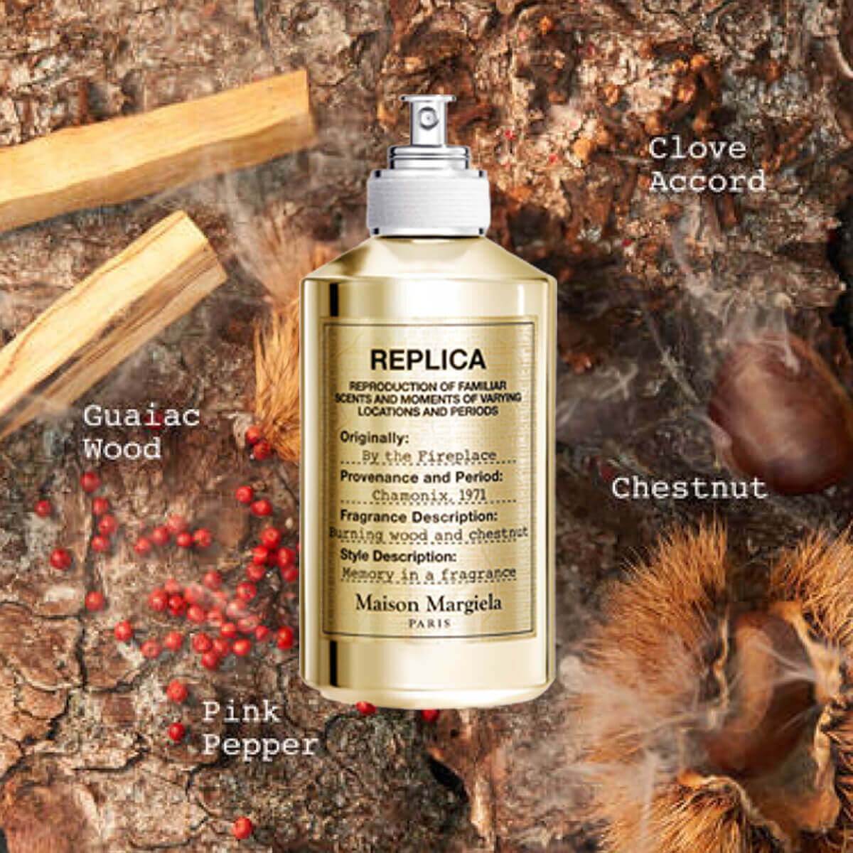 REPLICA EDT By the Fireplace 100ML Limited edition