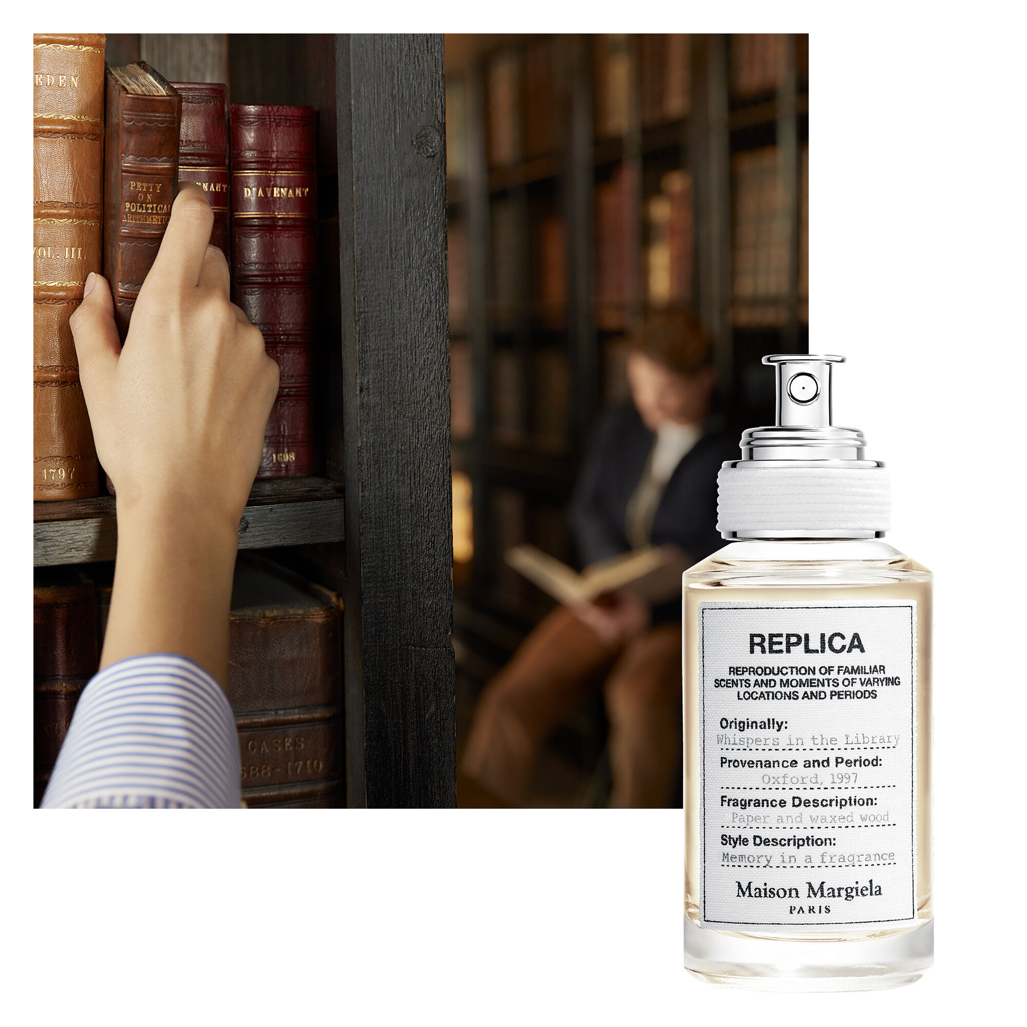 Whispers in the library perfume store