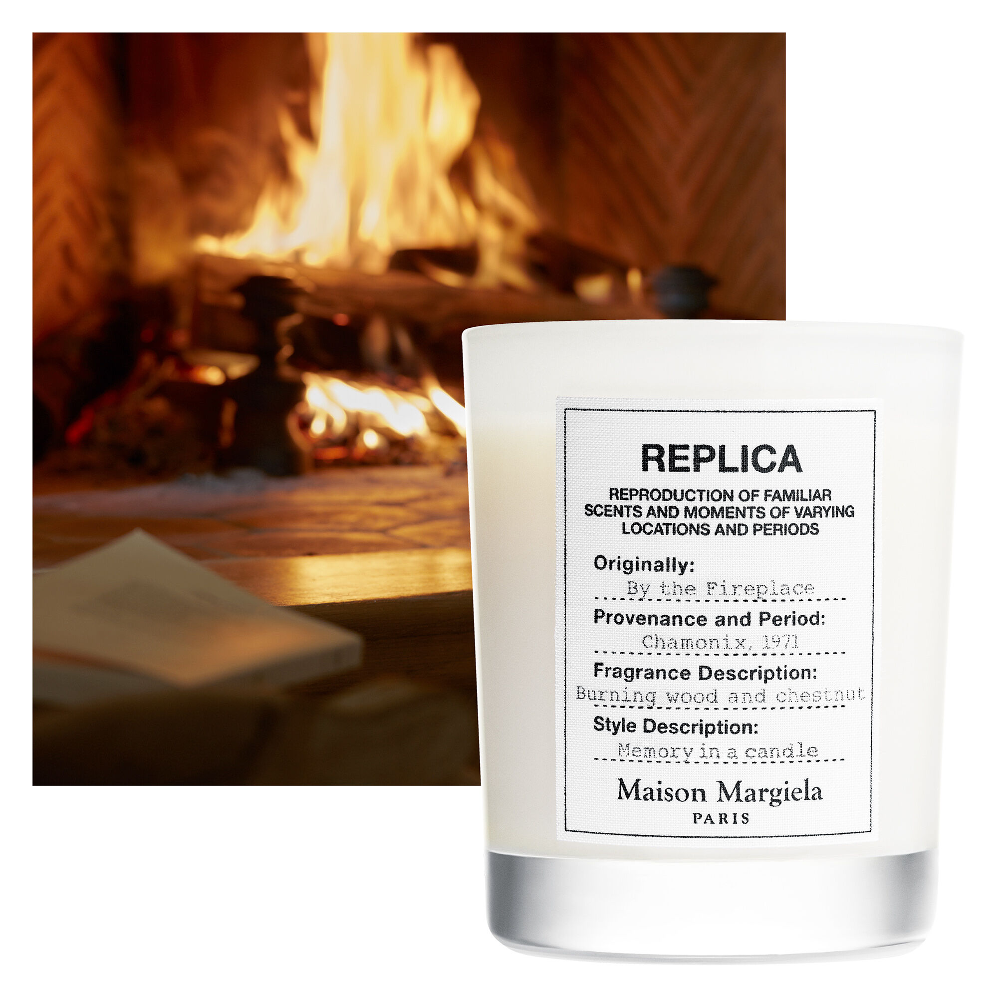 By the fireplace sales maison margiela candle