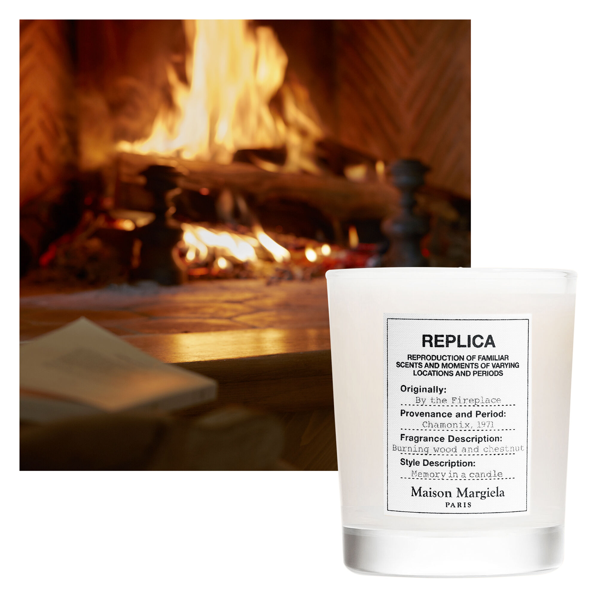 キャンドル Maison Margiela Scented Candle 165g REPLICA By the Fireplace Scented Candle | Maison Margiela