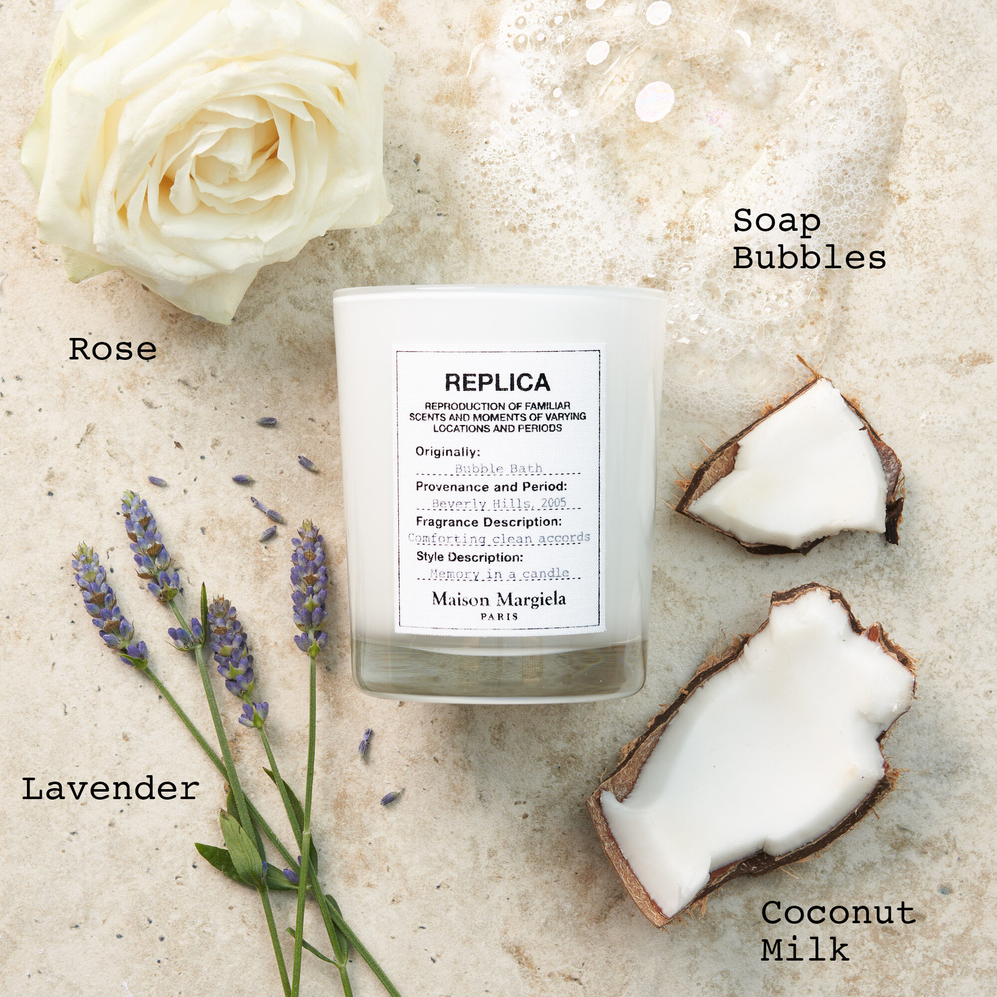 REPLICA Bubble Bath Scented Candle